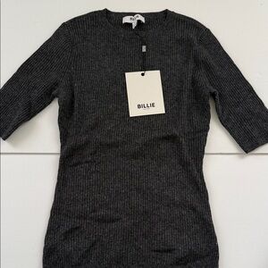 Billie Women's Charcoal Crew Neck Sweater